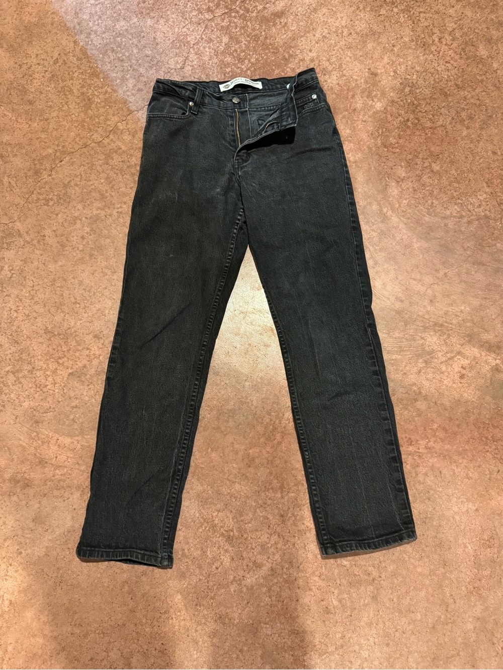 Women's Harley-Davidson Black Straight Jeans - Size 6